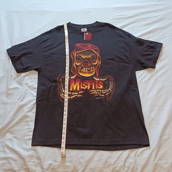 Y2K 2004 Cinder Block The Misfits "Fiend" Black T-Shirt Adult XL New with Tags - Picture 16 of 16